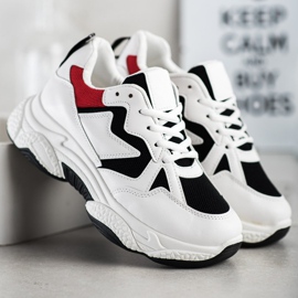 Fashion Baskets confortables blanche multicolore 4