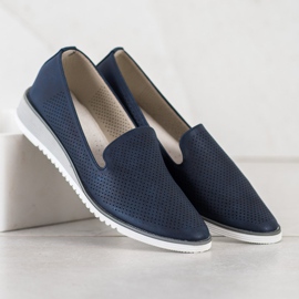 Goodin Seigneurs de cuir ajouré bleu 1 Goodin Seigneurs de cuir ajouré bleu 1