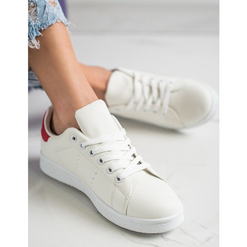SHELOVET Chaussures de sport basses blanc 2