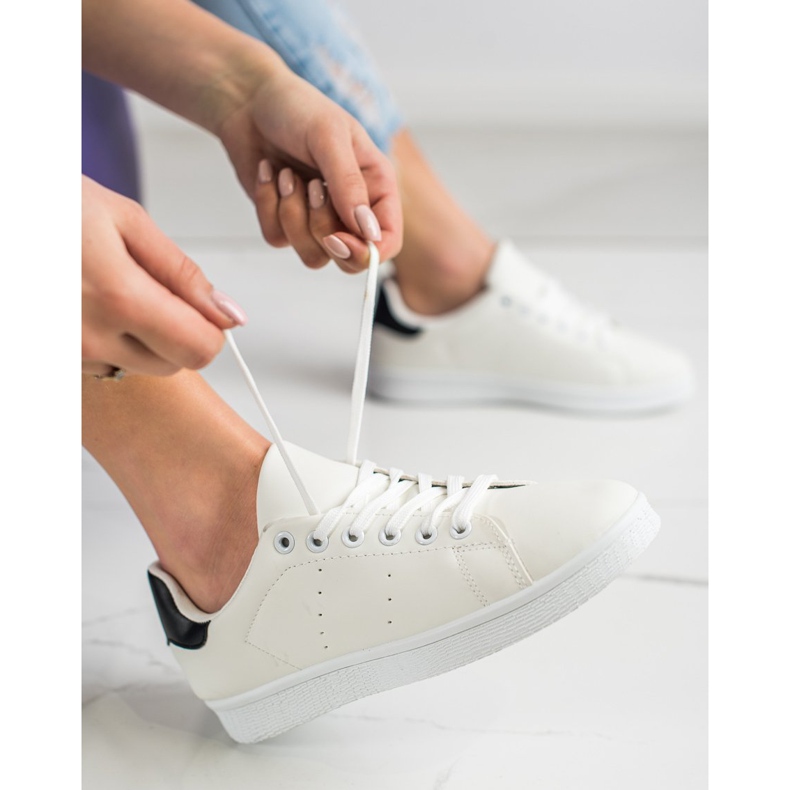 SHELOVET Chaussures de sport basses blanc 1