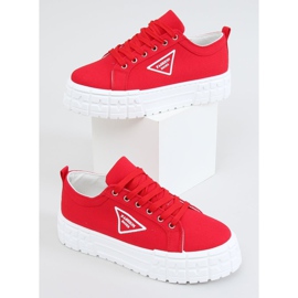 Baskets femme rouges LA134 Rouge 1 Baskets femme rouges LA134 Rouge 1