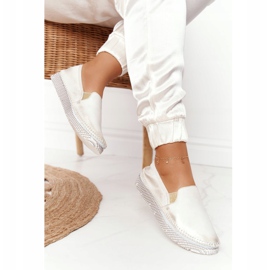 Chaussures Richelieu Femme Maciejka Cuir Slip-on Doré 03512-25 d'or 1 Chaussures Richelieu Femme Maciejka Cuir Slip-on Doré 03512-25 d'or 1