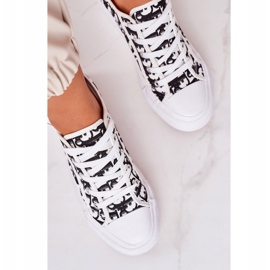 PS1 Baskets Daphne Logged pour femmes blanches et noires le noir 4