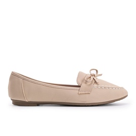Mocassins en daim beige Lena 4