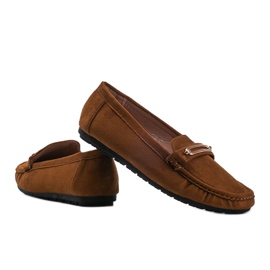 Mocassins femme Keyla camel brun 2