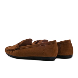 Mocassins femme Keyla camel brun 3