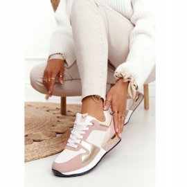 Chaussures De Sport Pour Femmes Baskets Beige Avec Brocart Belinda multicolore 1