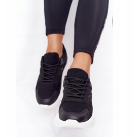 FB2 Baskets Delusion Noires Pour Femmes Sur Grande Semelle le noir 1