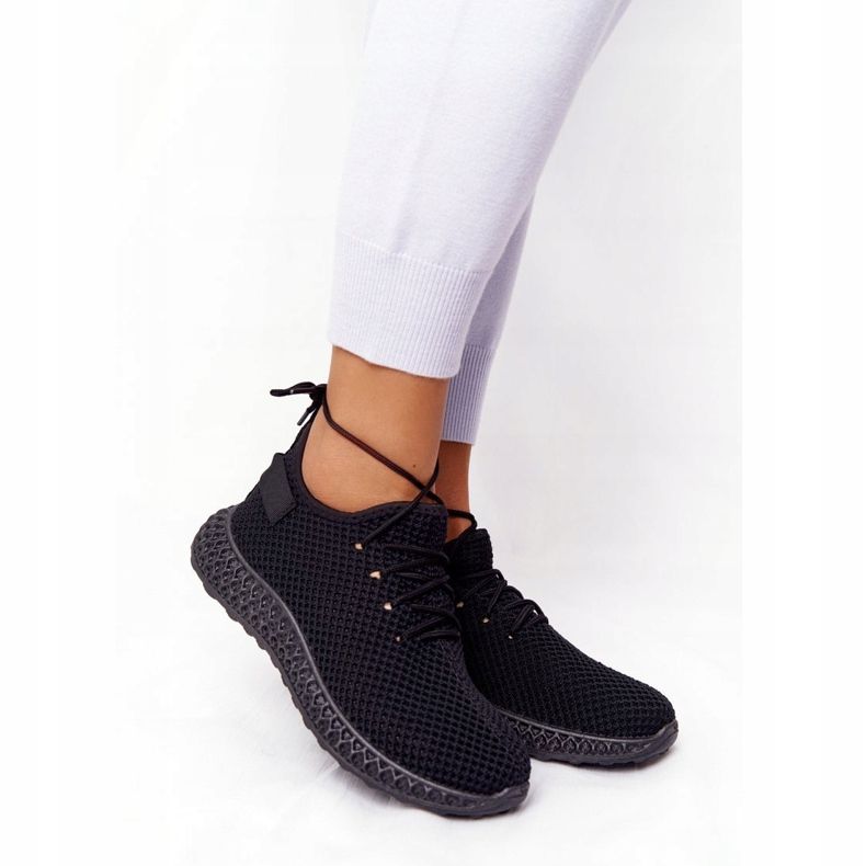 PS1 Chaussures de sport pour femmes à enfiler noires Run Away 1