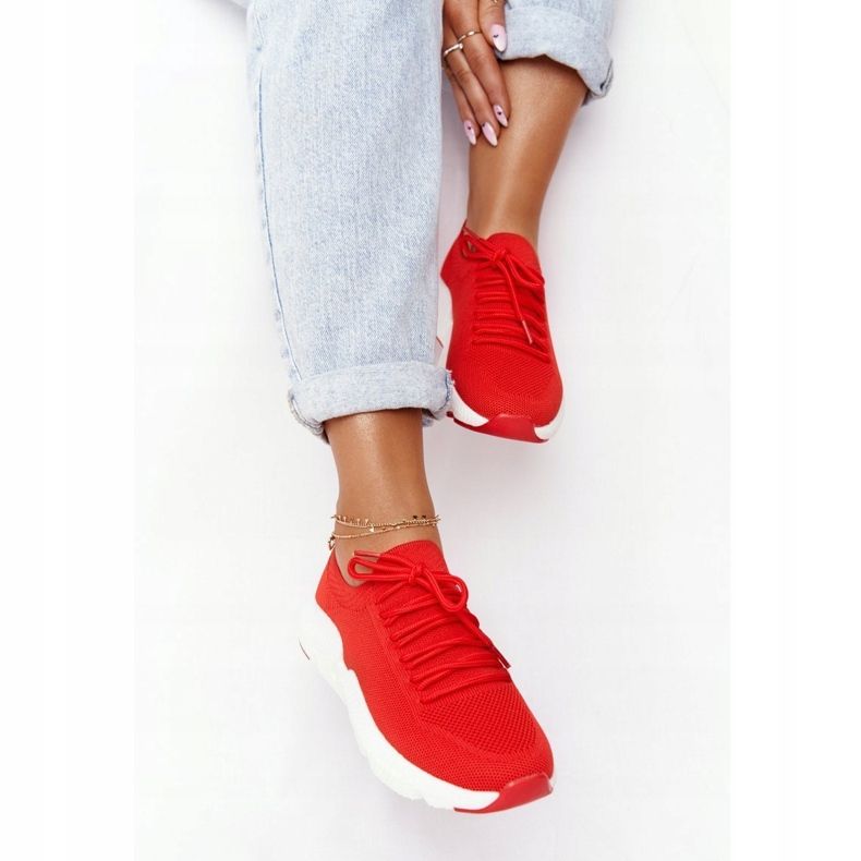 Chaussures de sport pour femmes Slip-on Big Star DD274580 Rouge 1