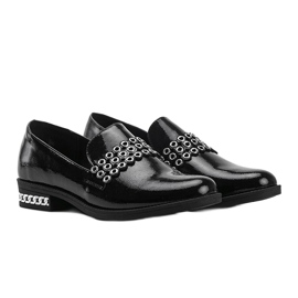 Chaussures femme Jamie laquées noires le noir 1