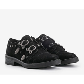 Chaussures noires pour femmes avec boucles Jewel le noir 1 Chaussures noires pour femmes avec boucles Jewel le noir 1