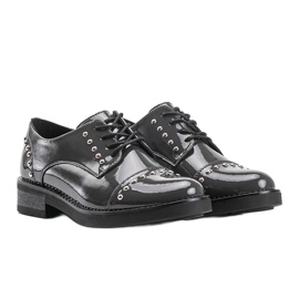 Chaussures à lacets grises Kaylyn pour femme 1 Chaussures à lacets grises Kaylyn pour femme 1