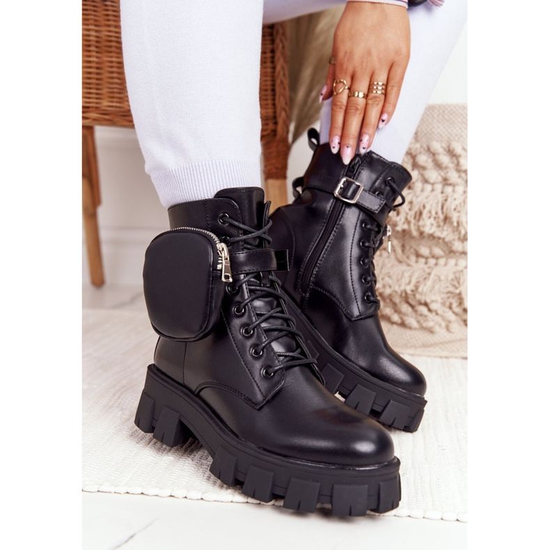 PS1 Bottes de travail noires sur plateforme Black Saturday 1