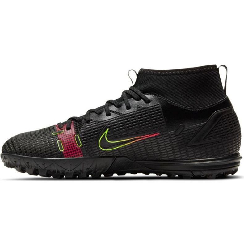 Chaussure de football Nike Mercurial Superfly 8 Academy Tf Jr CV0789 090 multicolore le noir 2