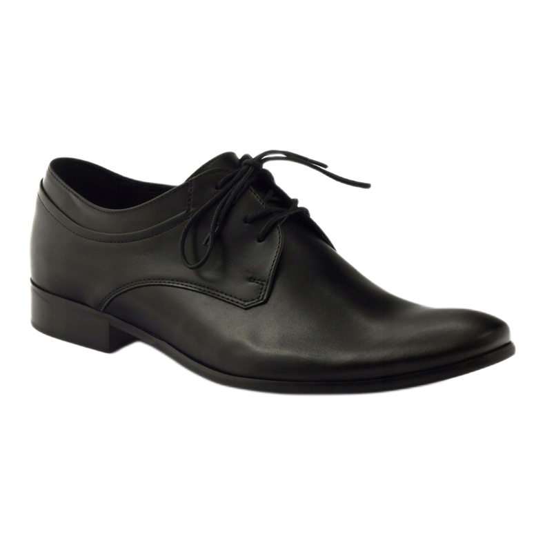 Badura Classic Leather Black Formal Shoes 7549 noir 1