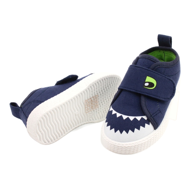 News Crocodile Children's Sneakers 21DZ26-3923 Navy bleu bleu 3