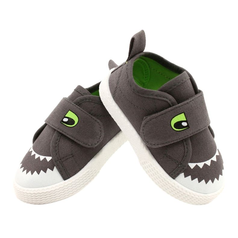 News Velcro Children's Sneakers Crocodile 21DZ26-3923 Gray gris gris 5 News Velcro Children's Sneakers Crocodile 21DZ26-3923 Gray gris gris 5