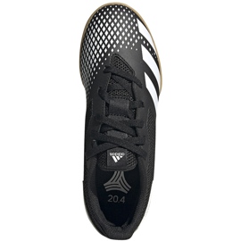 Chaussures de foot Adidas Predator 20.4 In Sala Junior FW9224 le noir le noir 1