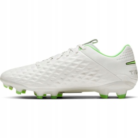 Chaussures de football Nike Tiempo Legend 8 Pro Fg M AT6133 030 blanc blanc 1
