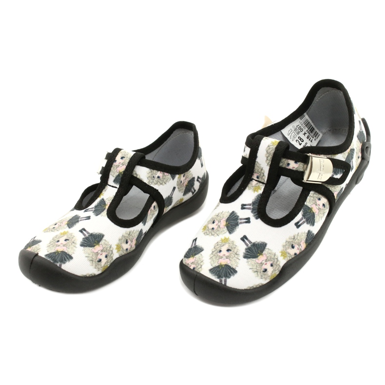 Befado chaussures enfants blanka princesse 115X007 le noir écru 3
