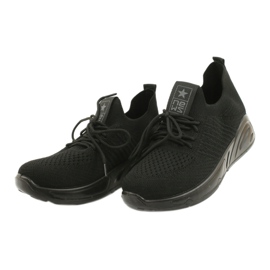 Evento 21TX02-3674 chaussures de sport à enfiler noir le noir 2 Evento 21TX02-3674 chaussures de sport à enfiler noir le noir 2