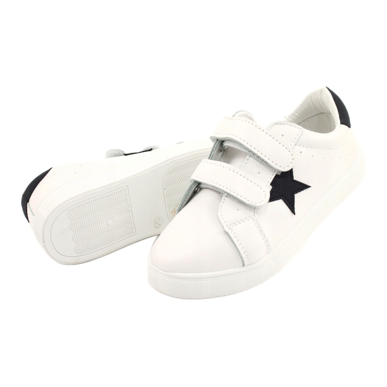 Evento Star News 21DZ26-3932 Baskets Velcro, blanc 3