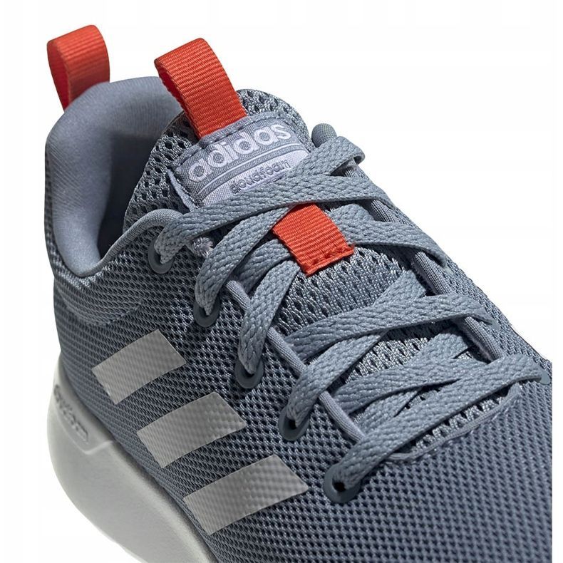 Chaussures de course Adidas Lite Racer Cln K grises FV9607 blanche bleu orange 3