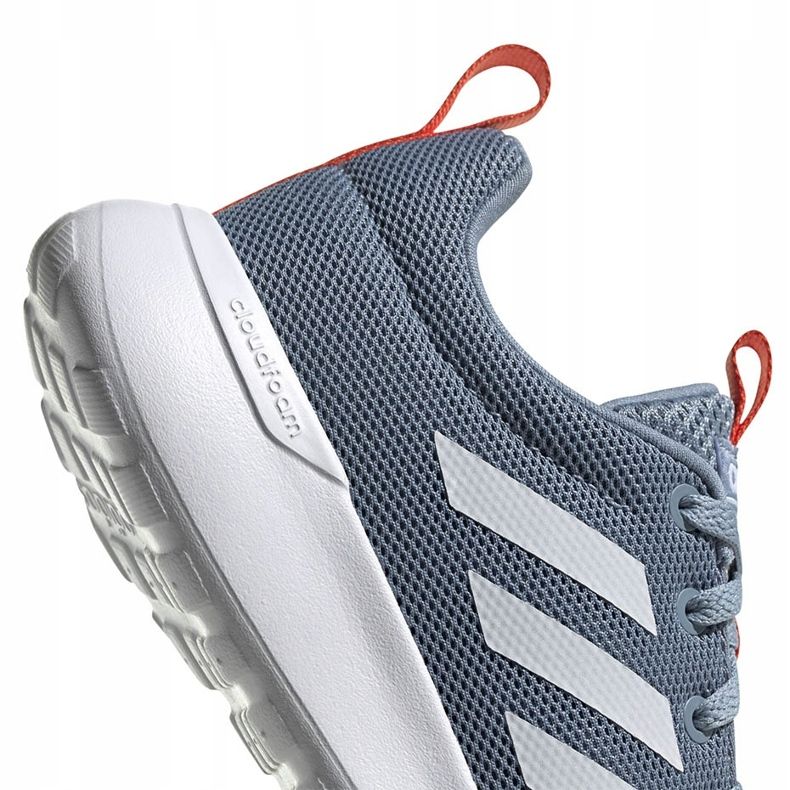 Chaussures de course Adidas Lite Racer Cln K grises FV9607 blanche bleu orange 4