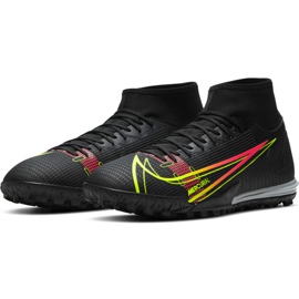 Nike Mercurial Superfly 8 Academy Tf CV0953 090 chaussures de football le noir le noir 3
