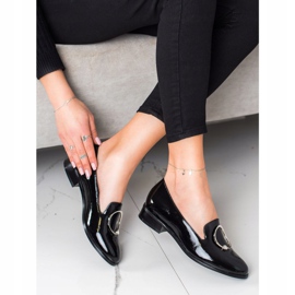 Mocassins noirs à décor VINCEZA le noir 1 Mocassins noirs à décor VINCEZA le noir 1