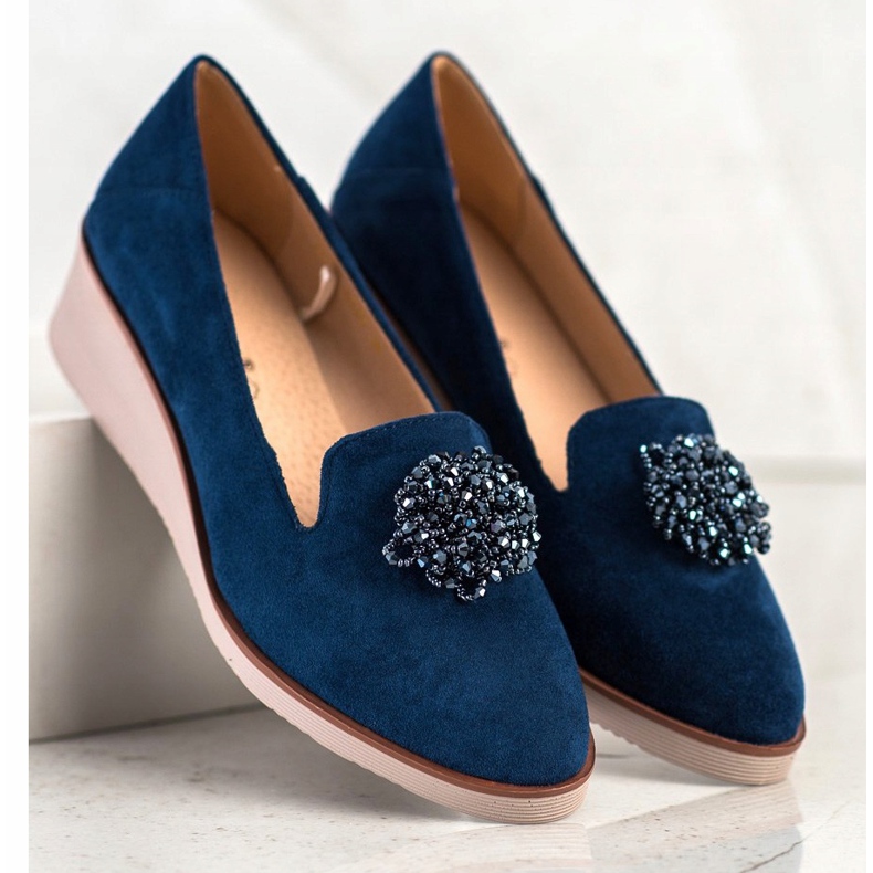 Seigneurs élégants avec décoration VINCEZA bleu marin 2