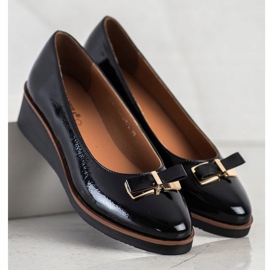 Ballerines laquées VINCEZA noir 1