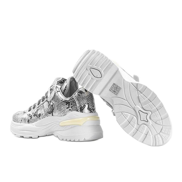 Baskets serpent argentées Lollypop 1