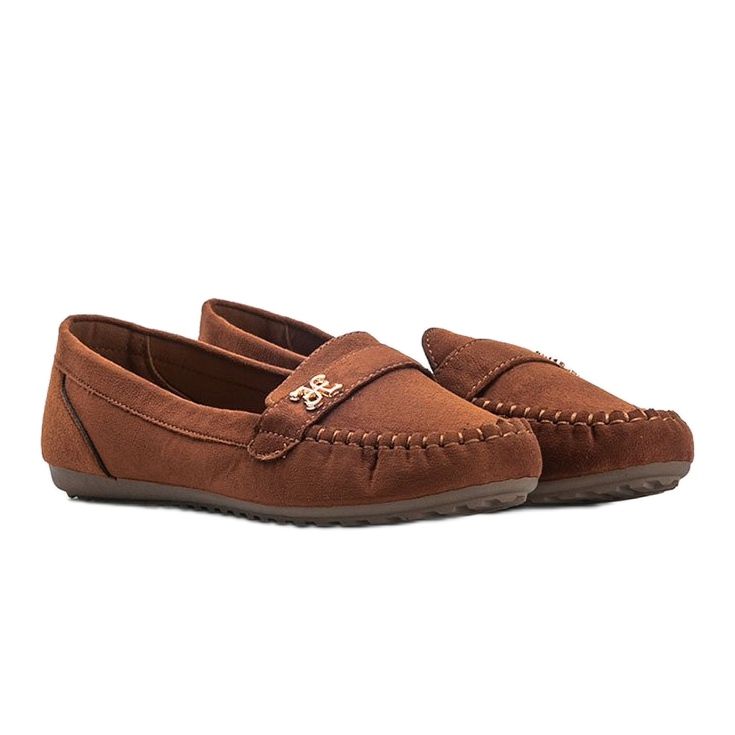 Mocassins en daim marron Maryam brun 1