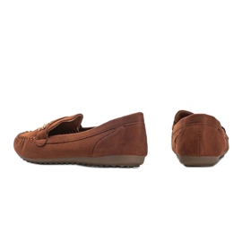 Mocassins en daim marron Maryam brun 2