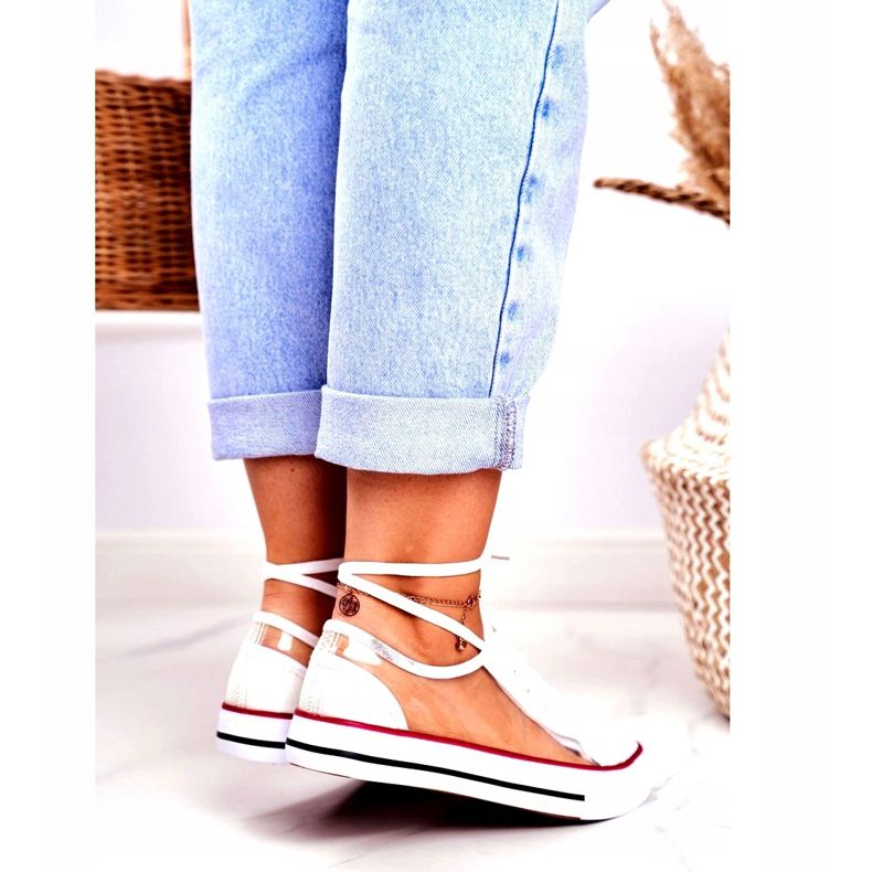 PS1 Baskets Femme Blanc Transparent Elements Grace incolore blanche 3