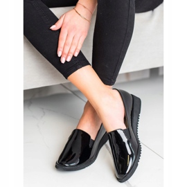 Goodin Mocassins à enfiler confortables noir 1