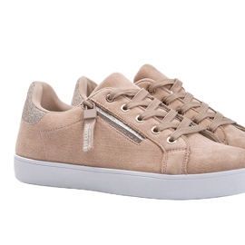 Baskets beiges cachemire 3