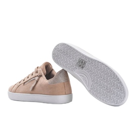 Baskets beiges cachemire 2