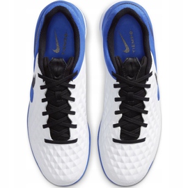 Nike Tiempo React Legend 8 Pro Ic AT6134 104 chaussures de football bleu blanche 1