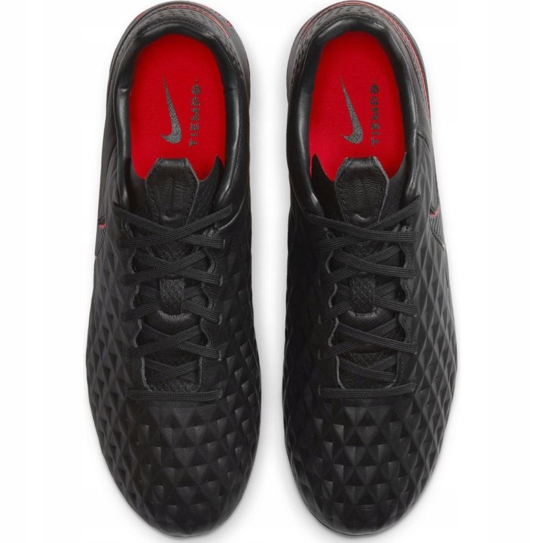 Nike Tiempo Legend 8 Pro Fg AT6133 060 chaussures de football noir noir 1