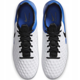 Nike Tiempo Legend 8 Pro Fg AT6133 104 chaussures de football blanc blanc 1