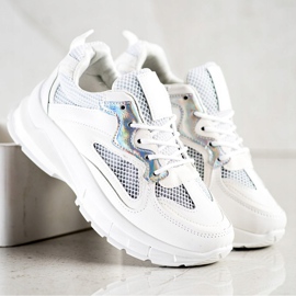 SHELOVET Baskets blanches sur la plate-forme 2 SHELOVET Baskets blanches sur la plate-forme 2