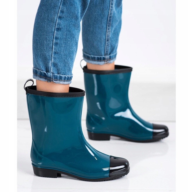 SHELOVET Galoches vertes confortables 1