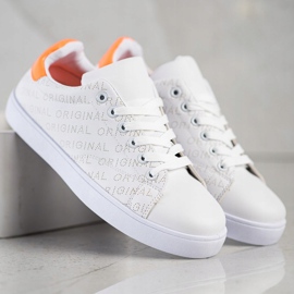 SHELOVET Baskets basses originales blanc 1
