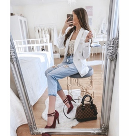 Escarpins en daim bordeaux sur le talon L408 rouge 3
