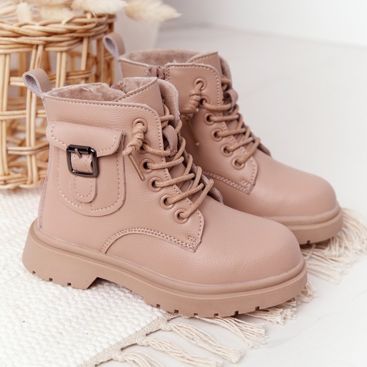 Apawwa Bottes pour enfants avec poches en beige TikTok 1 Apawwa Bottes pour enfants avec poches en beige TikTok 1