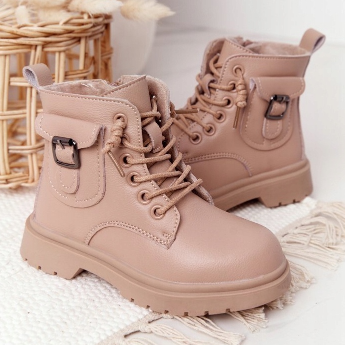 Apawwa Bottes pour enfants avec poches en beige TikTok 2 Apawwa Bottes pour enfants avec poches en beige TikTok 2