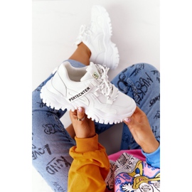 Evento Sneakers pour femmes sur une semelle massive White Laugh blanc 1